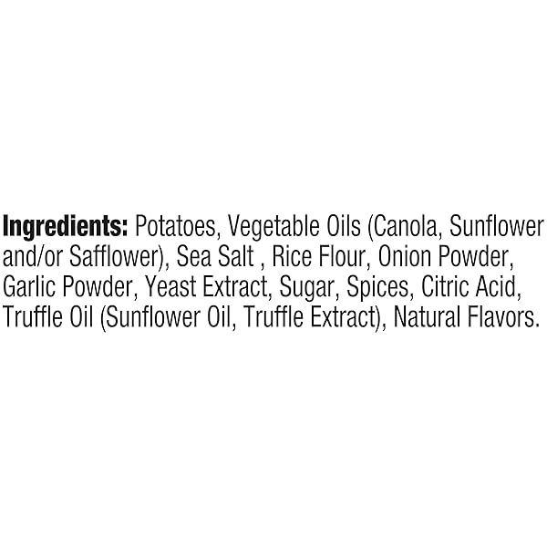 KETTLE BRAND POTATO CHIPS, KRINKLE CUT, TRUFFLE OIL & SEA SALT KETTLE CHIPS, 7.5 OZ