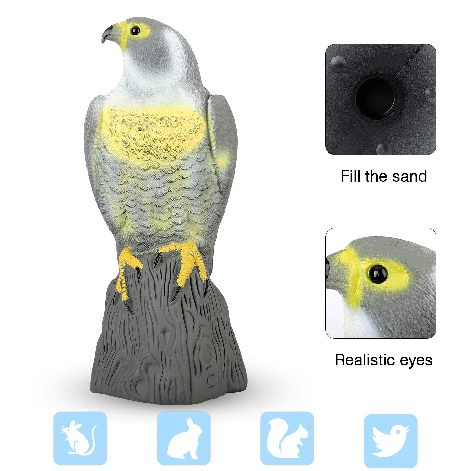Besmon Bird Scare Devices Keep Birds Away From Patio Bird