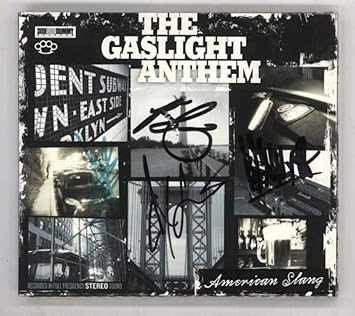 American Slang Fully Autographed The Gaslight Anthem Amazon De Musik amazon de