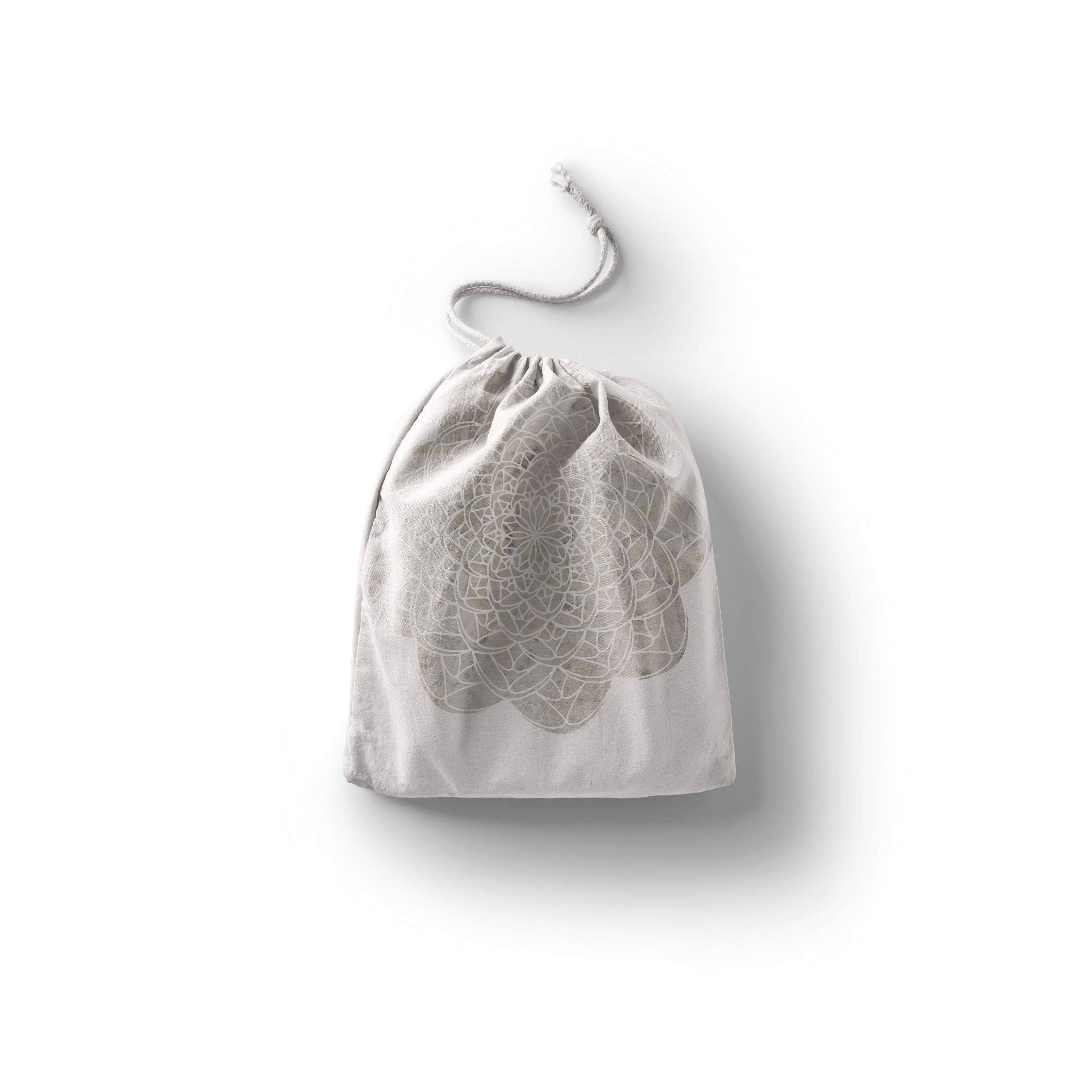 Bonamaison Printed Cotton Produce Bag with Drawstring, Reusable Grocery Bag, Biodegradable Eco-Friendly Bags, Travel Pouch, Sachet Bags, Shopping Bag, Eco Friendly, Foldable, Size: 30x40 Cm