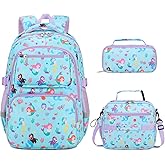 Fimibuke Clear Backpack For Girls, 3PCS Heavy Duty Pvc Transparent Kids Backpack For Teen Girls School Concert Stadium Events Approved See Through