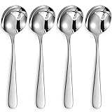 KEAWELL Premium 7" Louise Soup Spoons, 18/10