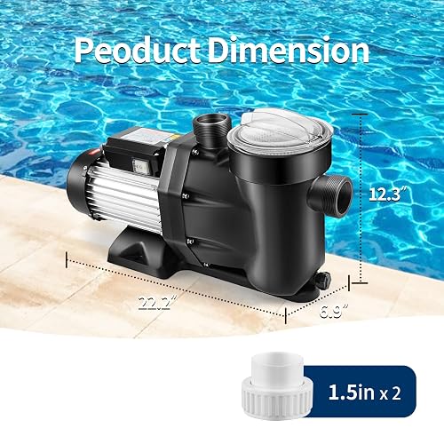Jacuzzi® - 1.5 HP 2-Speed Above Ground Pump - In The Swim