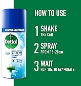 Dettol All-in-One Disinfectant Spray Crisp Linen 400 ml Pack of 6 view 5