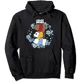 We Bare Bears Christmas Bear Squad Ugly Sweater Stack Pullover Hoodie