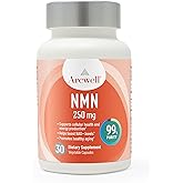 Arcwell NMN (Nicotinamide Mononucleotide) 250 mg per Capsule | NAD+ Boost Supplement | 99% Ultra Pure NMN | Supports Cellular Health & Energy Production (30 Veggie Caps)