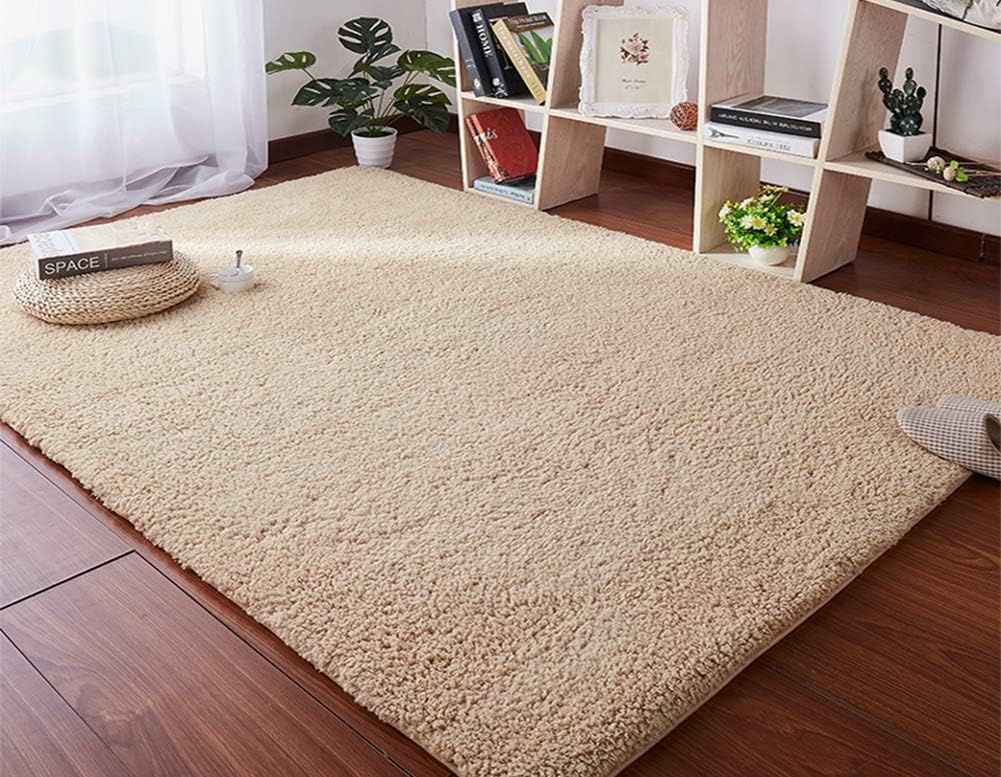 Amazon Com Youta Anti Skid Rectangular Shaggy Area Rugs Solid