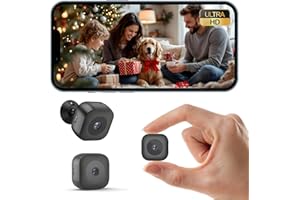 ZONGBI Hidden Camera,Mini Camera WiFi Wireless Surveillance Camera with SD Storage & Cloud,Night Vision,App Live Feed,Motion Detection,Smallest Smart for Home Monitoring