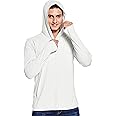 Willit Men's UPF 50+ Light Jacket Sun Protection Hooded SPF UV Jacket Hiking Fishing Shirt Long Sleeve Full Zip
