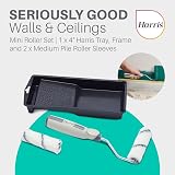 Harris Seriously Good Walls & Ceilings Medium Pile Mini Roller Sleeves Set 4" view 4