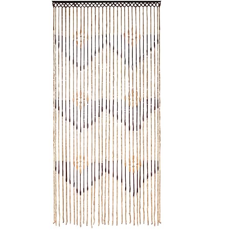 JVL Toskana ', Pfeile Türvorhang mit Perlen, 90 x 180 cm