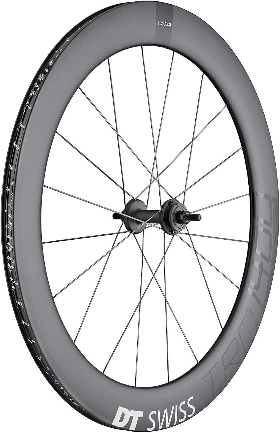DT Swiss TRC 1400 DICUT track wheel, full carbon tubular 65 mm, rear, Standard, Rear - 65 mm Carbon Tubular