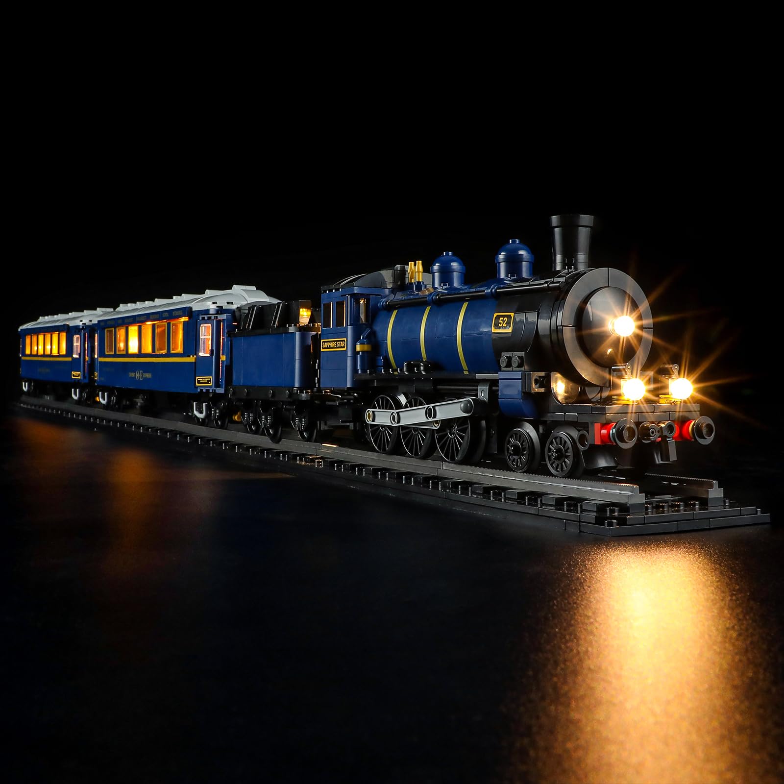 GEAMENT LED Light Kit Compatible with LEGO The Orient Express Train - Lighting set for Ideas 21344 (Model Set Not Included)
