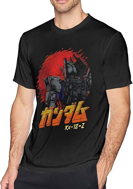 Amazon.com: Mo-Bile Suit Gund-Am Men's Graphic T-Shirt Clearance Adult T-Shirt Quick Dry Manga 