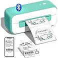 Phomemo Green Bluetooth Thermal Shipping Label Printer, 2025 Upgrade 4x6 Desktop Thermal Label Printer for Small Business/Shipping Packages/Office/Home, for Amazon, Ebay, Shopify, Etsy, UPS, FedEx