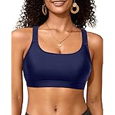 Tempt Me Women Sports Bra Bikini Tops Racerback Bathing Suits Top Padded Swim Tops Only
