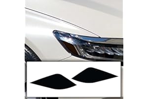 BOGAR TECH DESIGNS - Precut Headlight Sidemarker Amber Sidemarker Delete Tint Kit Compatible with Honda Accord 2018-2022, Dark Smoke