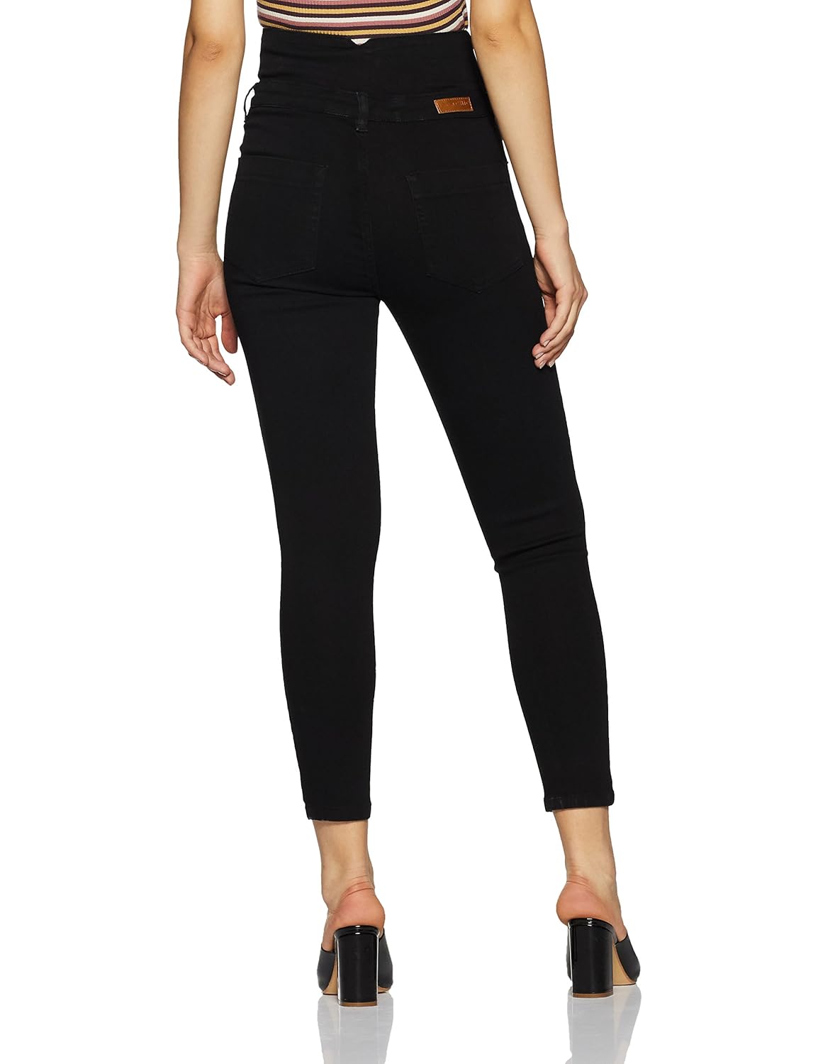 aka chic women's regular rise skinny jeans