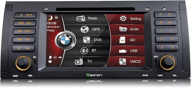 Eonon D5166XE - Radio Especial para BMW X5 E53 2000-2007 7" con