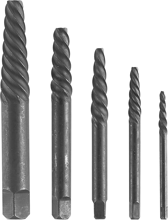 Bosch B46212 5 Piece Spiral Screw Extractor Set Black Oxide Amazon.ca Tools & Home Improvement