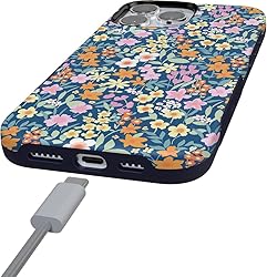 Casely Navy Floral Case for iPhone 16 Pro Max