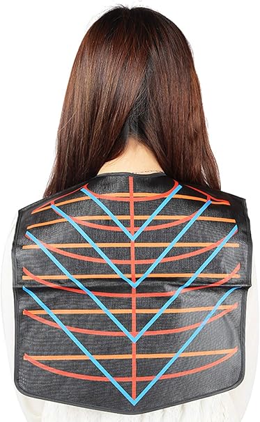 Amazon Com Salon Hair Cutting Collar Cape Stylist Color Capes Guide Tools Black Health Personal Care
