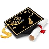 ADVANSYNC EarnedSwag I'm Out 2 Graduation Cap Topper