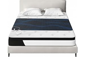 KLASLAV Grounding Mat for Bed King,Grounding Sleep Mat Kit,Better Sleep, Pain and Stress Relief,Grounding Mattress Pad for Bedding, Included Cord,Wellness Gift