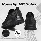 Hanani Mens Womens Slip On Trainers Breathable Mesh Running Shoes UK9 EU43 view 4