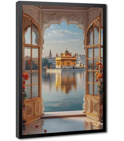 Amazon.com: Japanese Art Print - Golden Temple in Amritsar from