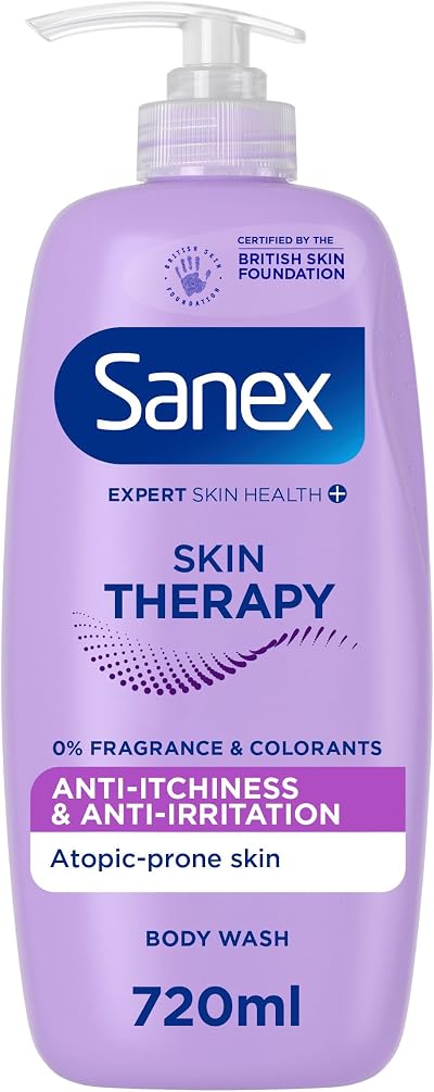 Sanex Skin Therapy Anti Irritation Body Wash 720ml Pump Brand Colgate