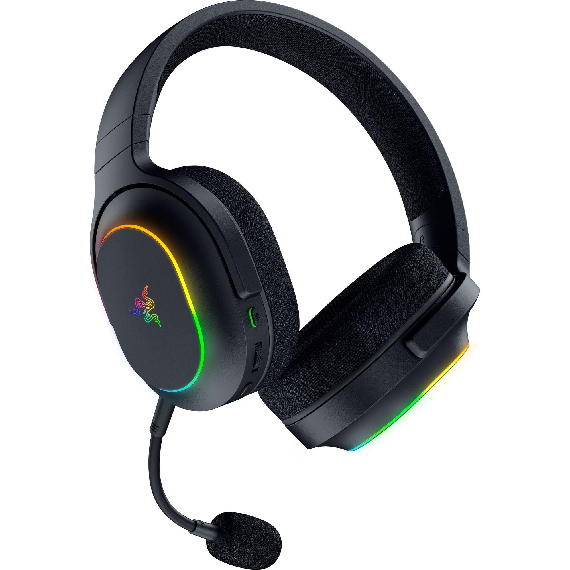 Razer Barracuda X Chroma Wireless Gaming Headset: 2.4GHz Wireless & Bluetooth - Lightweight - Chroma RGB - 40mm Drivers - Cardioid Mic - 70 Hr Battery - for PC, Mac, PS5, Switch 2, Smartphone - Black