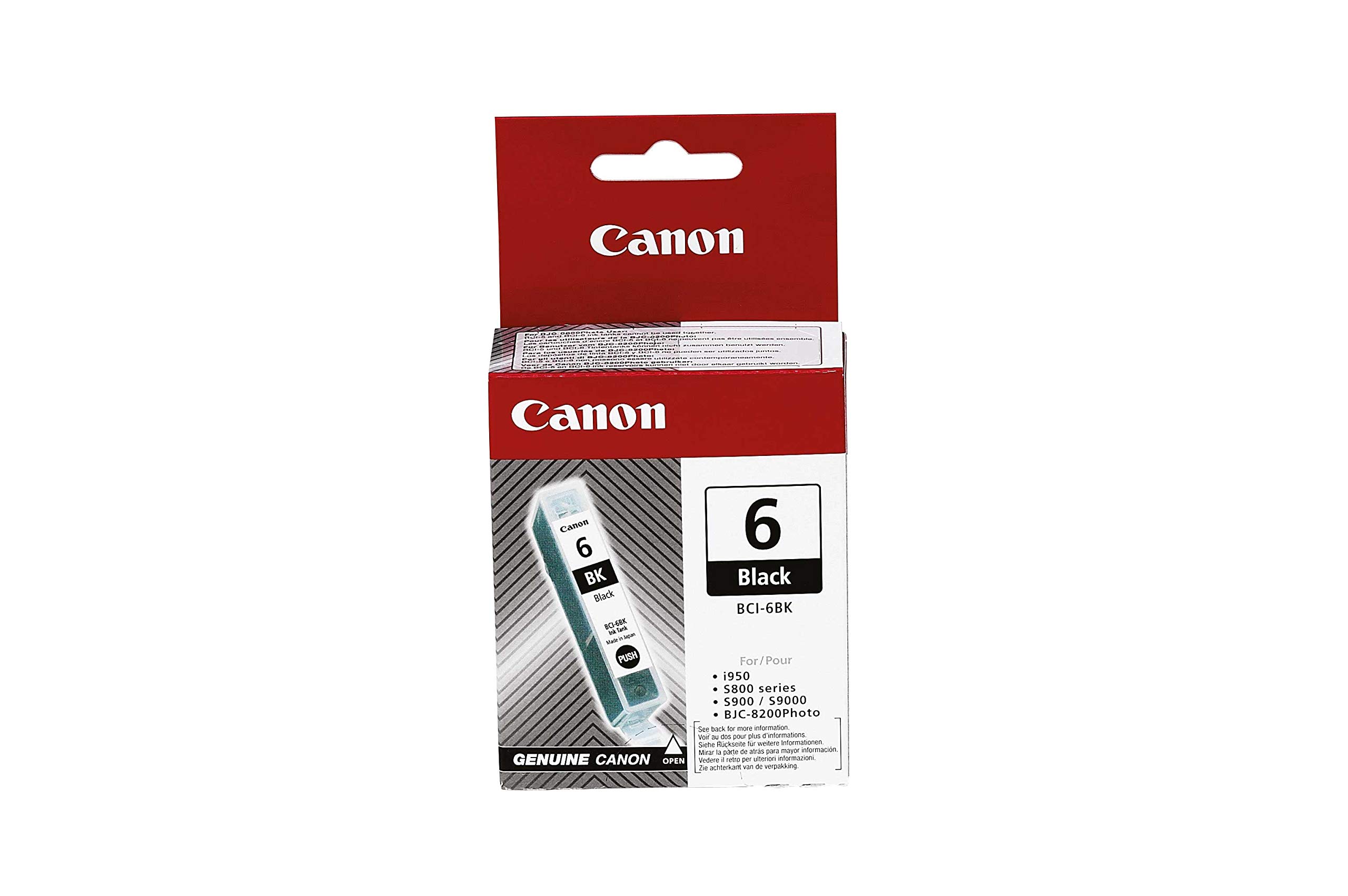 Canon Original BCI-6BK Ink Jet bjc8200ph InkTank Inkjet/Laser