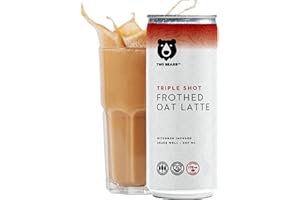 Iced Coffee Nitro Brew Beverages - Two Bears Cold Brewed Coffee Cans | Canned Coffee Cold Brew | Vegan & Dairy Free Beverage 