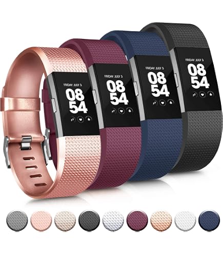 Amazon.com: Fitbit Charge 2 Heart Rate + Fitness Wristband, Plum