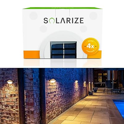 Buy Incredalight Solarize Waterproof Outdoor Solar Gutter Lights 4 Lights Led Warm Light For Outside Use Gutter Roof Fence Patio Porch Garden Wall Yard Attic Or Walkway Online In Indonesia B08872fj6n