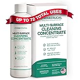 Think Crucial 72x Uses SUPER Concentrate Compatible with Shark® HydroVac® Models WD100, WD101, WD161 MessMaster, WD200, WD201, WD261 & More – 6 oz Neutral pH Multi-Surface Cleaner
