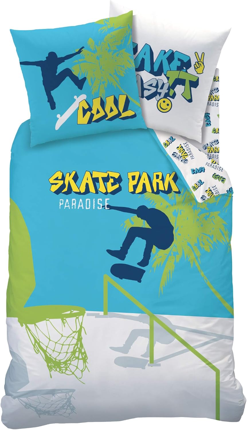 Skateboard garçon Parure de lit - Parure de lit pour enfant - Take it