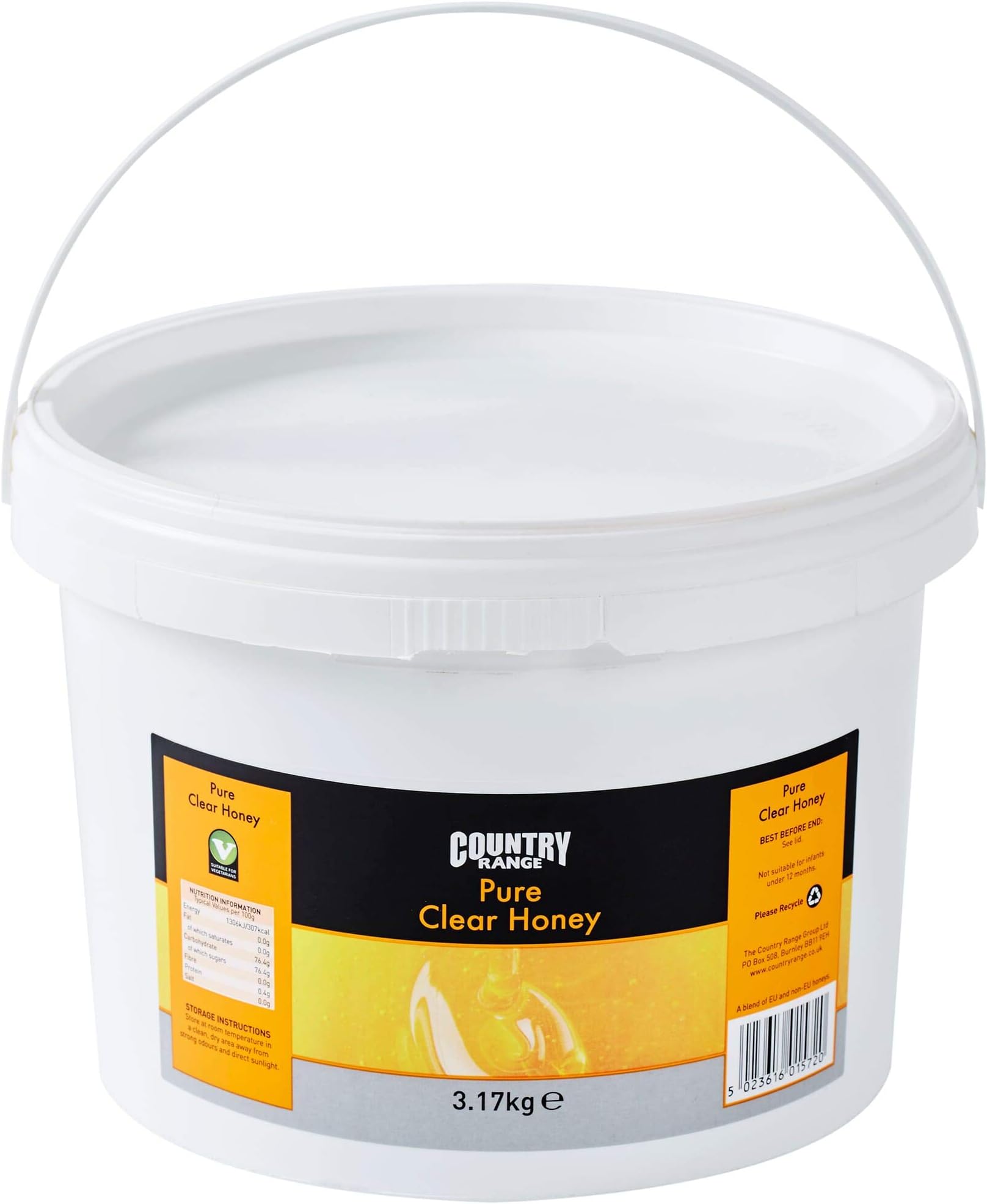 Country Range Pure Clear Honey - 1x3kg