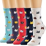 Womens Crew Socks Women Sock Black Pack Long Cotton