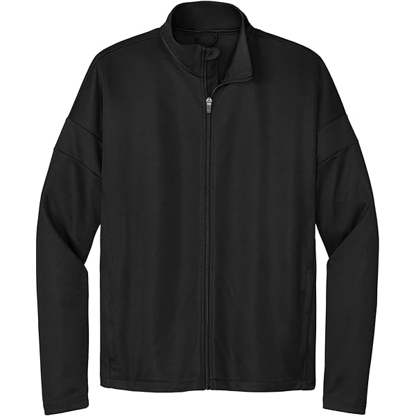 SPORT-TEK Women's Travel Full Zip Jacket, Black/Black, X-Small at