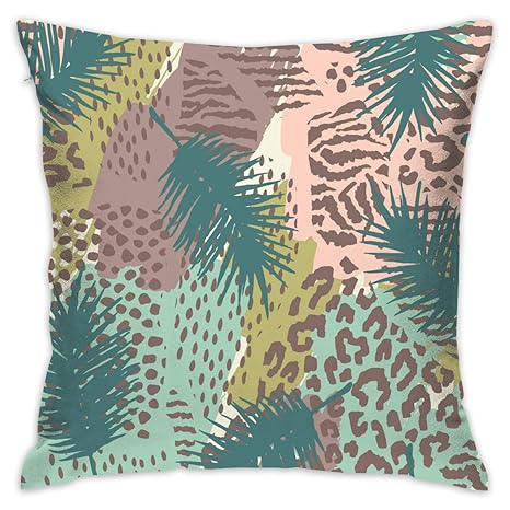 Amazon Com Throw Pillow Cover Trendy Exotic Palm Decorative
