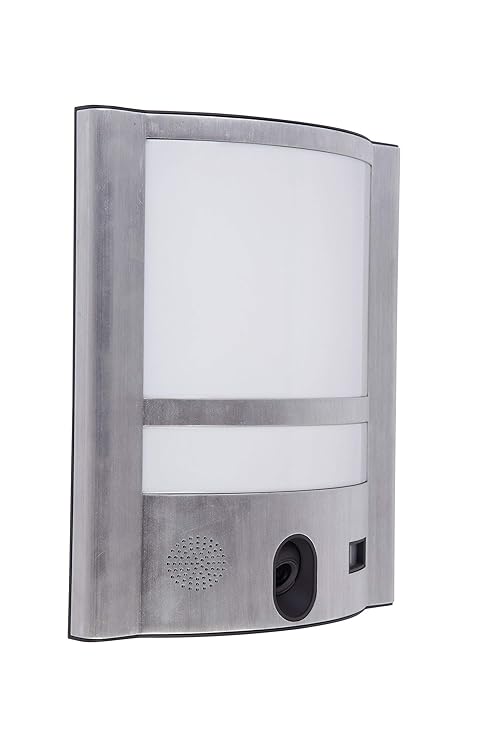 Eco Light LED-Kameraleuchte Vesta, Edelstahl
