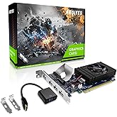 ARDIYES GT 740 4GB GDDR5 Low Profile GPU Graphics Card, 4X HDMI Ports for Quad Multi-Monitor Setup, PCI Express 3.0 x16, Silent Cooling, Ideal for Office and Home Theater