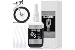LIFEISLUCK 50g Black Glue for Rubber Adhesive, Instant Super Glue All-Purpose Adhesive Bonding Between Rubber and Rubber, Tire, DIY Crafts, Rubber Edge, Rubber Tube Shoes Metal and Other Material