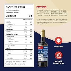Torani Blood Orange Syrup for Drinks, Flavoring for