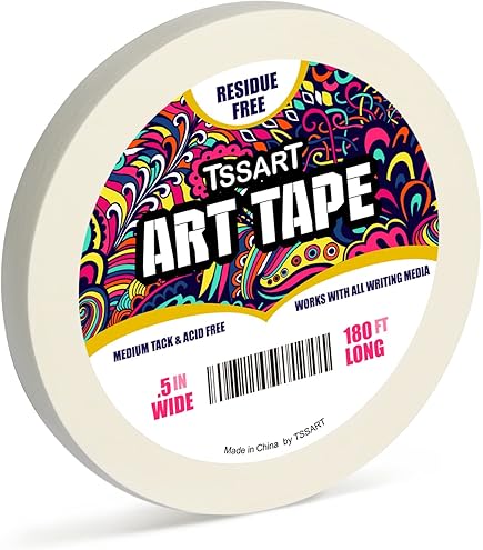 ProTapesアーティストテープ片面印刷可能なペーパーボードまたはコンソールテープ、長さ60ヤードX 3/4インチ、黒 ProTapes Artist Tape Flatback Printable Paper Board or