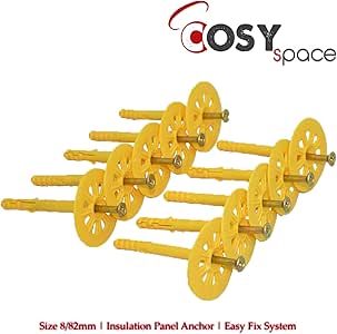 Sistema de anclaje tornillo de fijación 100 x tornillos y conectores 8