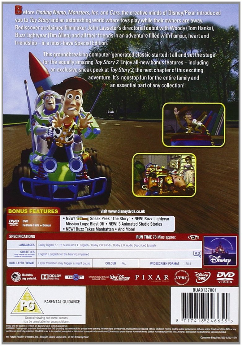 Animation Toy Story 1 3 3 Dvd Amazon De Tom Hanks Tim Allen Lee Unkrich Dvd Blu Ray