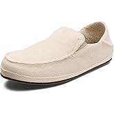 OLUKAI Nohea Hulu Women's Slippers, Soft & Comfortable Slippers with Fleece Lining, Wool Blend Footbed & Drop-In Heel Design